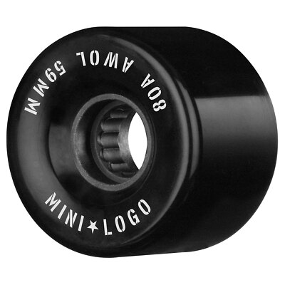 ミニロゴ MINI-LOGO WHEEL AWOL 80A 59mm BLACK Mini Logo Skateboard Wheels 59mm AWOL 80A Black | eBay