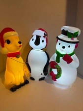 Holiday Time 11" Light Up Tabletop Christmas Blow Molds - NWT 2023/24