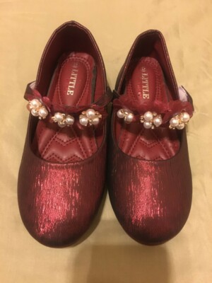 Leather Girls Maroon Shoes Maroon Baby Girl Shoes New Arrivals