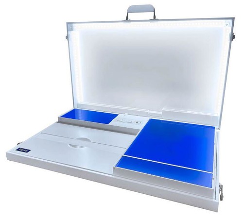 Worky The Home Office tragbarer Arbeitsplatz mit integrierter Stromversorgung - Bild 2 von 3