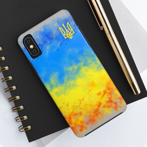 Ukrainian Tryzub Trident Phone Case, Patriotic Ukrainian Gift, Protective iPhone - 第 72/74 張圖片