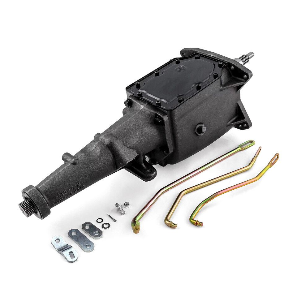 Toploader Overdrive NEW Ford Cast Iron Toploader Transmission 4 Speed Wide Ratio (SHORT ...