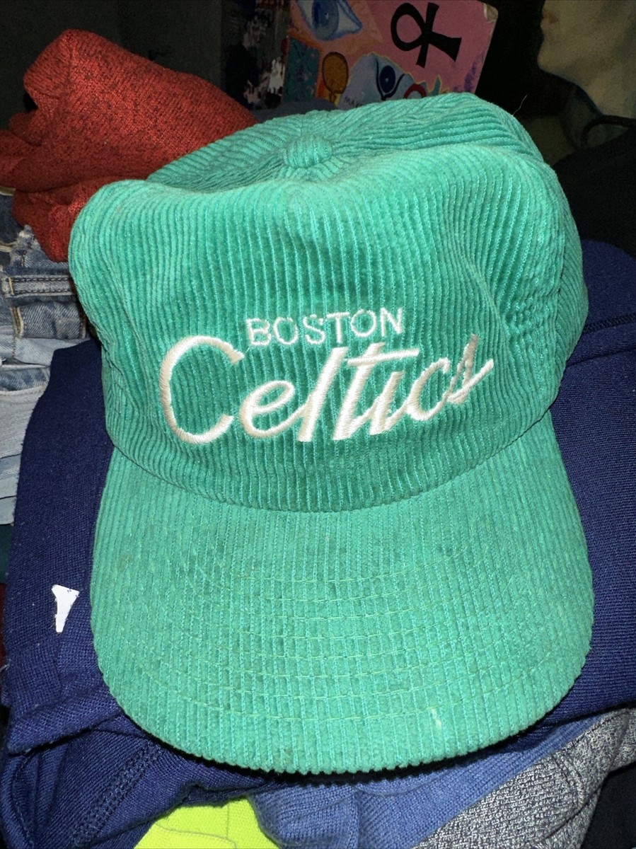 Vintage Sports Specialties Boston Celtics Corduroy Hat Rare