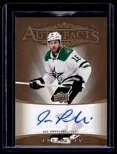 2021-22 Upper Deck Artifacts 2005-06 Retro Auto Facts Joe Pavelski Auto Dallas