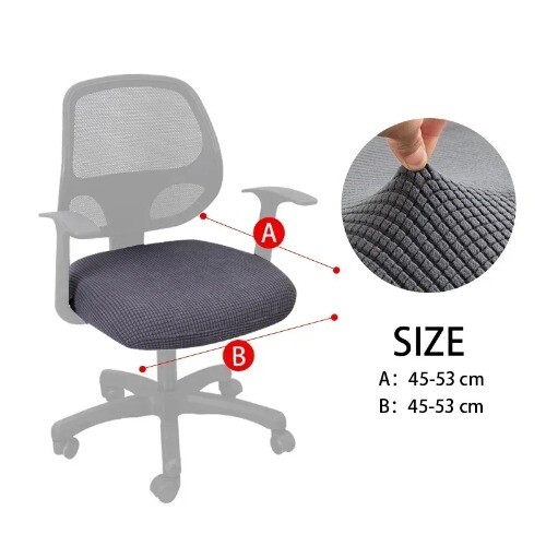 2024 Office Computer Seat Protective Split Seat Cover Anti-dust Cover ChairCover - Bild 31 von 46