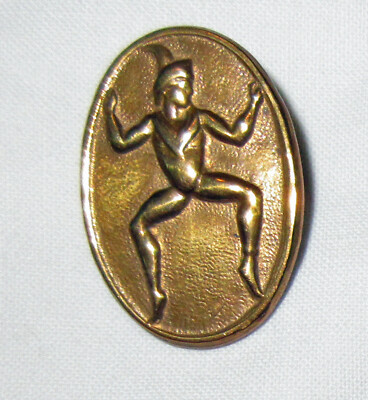 Vintage Girl Guides Pixie Pin Anstecker Brownie 40er Jahre