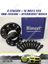 Alufelgenabstandhalter passend für BMW 6 7er E24 E63 E64 E38 10 mm Bimecc x 2 + Schrauben