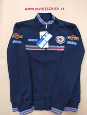 FELPA MODELLO FULL ZIP SPARCO MARTINI RACING TAGLIA L COLORE BLU CON CERNIERA