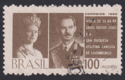 BRAZIL 1965 Visit of the Grand Duke and Duchess of Luxembourg (p359) - Afbeelding 1 van 1