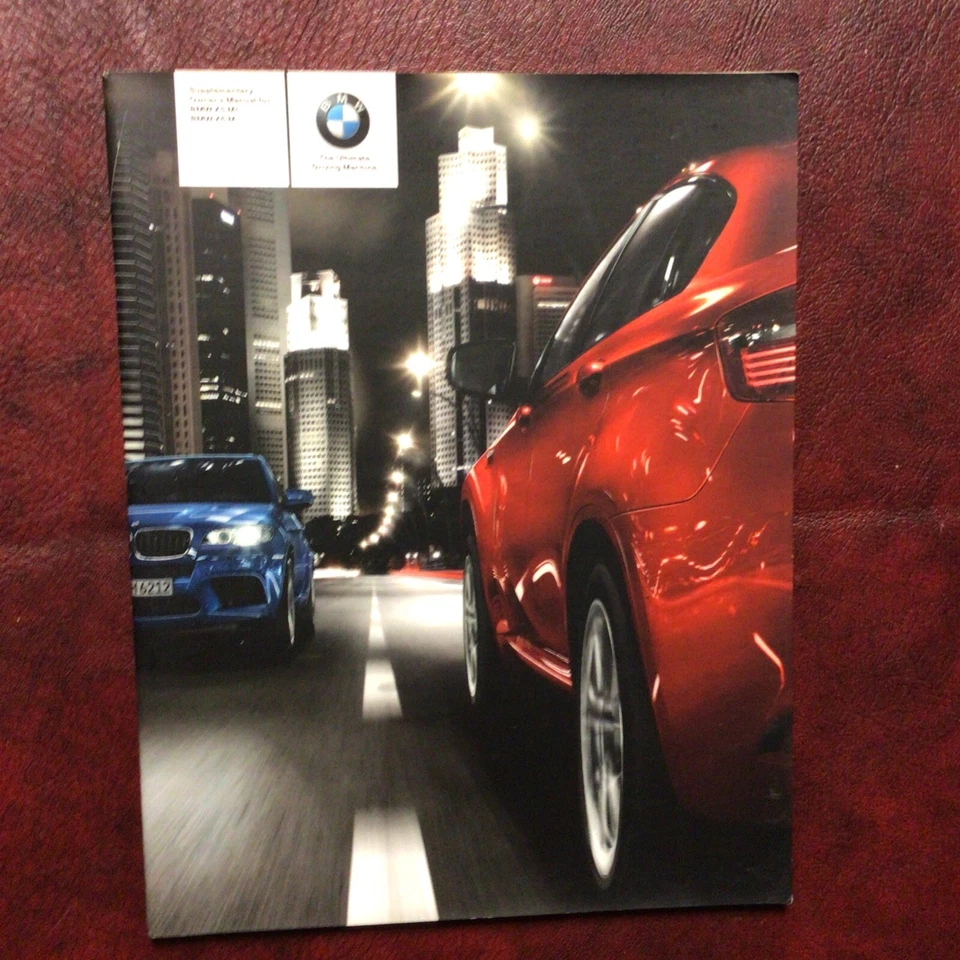 2011 BMW X5 X6 “M” MANUAL COMPLETO DO PROPRIETÁRIO LIVROS REF & GUIA DE MANUTENÇÃO "M" ESTOJO TODO - Imagem 4 de 4