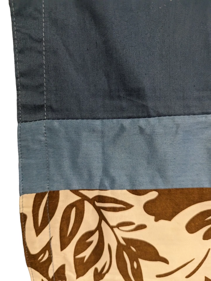 Bebé Niño 7 piezas. Juego de Cama Cuna Sweet Jojo Design Surf Azul Marrón Playa Hawaiana Foto 4 de 4