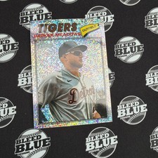 2026 Topps Heritage Parker Meadows Silver Sparkle #208 Detroit Tigers