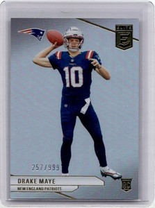 Drake Maye Rookie #185 257/999 2024 Donruss Elite New England Patriots