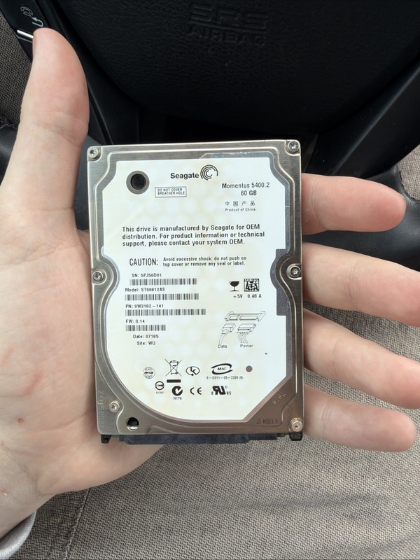 PS3 Seagate 60gb Replacement Hard Drive Momentus 5400.2