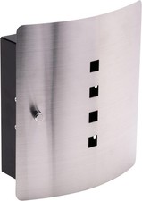 Burg W&auml;chter Schl&uuml;sselbox 10 Haken magnetisch Schl&uuml;sselkasten Quad 6204/10 Ni