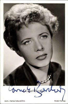 Ak Schauspielerin Cornell Borchers, Portrait, Autogramm - 3949997