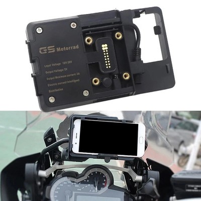 Phone GPS Navigation USB Charger Bracket Mount For BMW R1250GS R1200GS LC ADV
