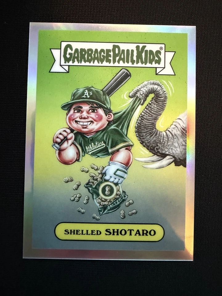 Shotaro Morii - 2026 Bowman Chrome GPK-44 Shelled Shotaro Garbage Pail Kids A’s  - Bild 1 von 4