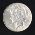 US Coin 1924 Peace Silver Dollar BU NO RESERVE!