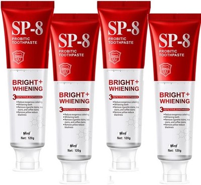 SP-8 Probiotics Whitening Toothpaste - Probiotics for Teeth Whitening Gum Health