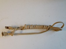 Original Power Cord & Clip From A 1960 General Electric Model C425A Clock Radio