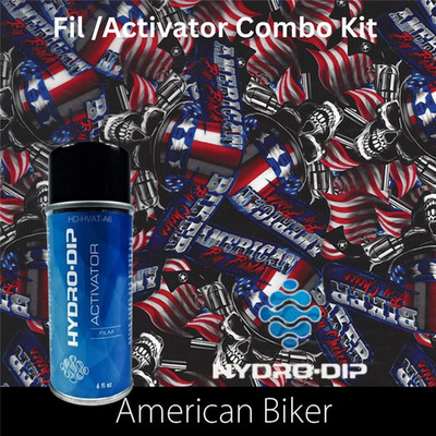 Hydro Dip  Film Activator Combo Kit HD-SKL346 American Biker (100 cm)