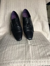 Men’s Lace-up Shoes Size 9 by FRANK WRIGHT Black Leather