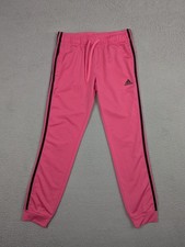 Women's Adidas Essentials Warm Up Slim Tapered 3 Stripes Track Pants Size M