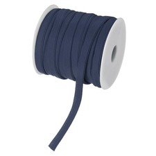 Double Fold Bias Binding Tape 1/4 Inch x 25 Yard, Navy Blue for Sewing