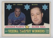 1969-70 O-Pee-Chee Award Winner Jacques Plante Glenn Hall #207 HOF 0a4