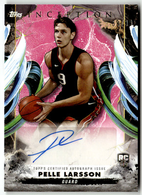 2025 Topps Inception NBA No. RA-PL Pelle Larsson Rookie Auto Pink 59/99