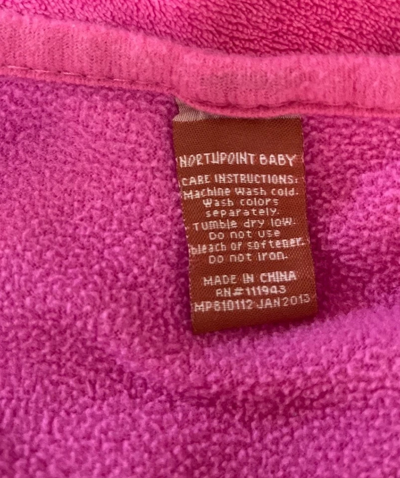 Manta polar Northpoint Baby rosa rana mariposa lilly almohadilla libélula amorosa Foto 2 de 4