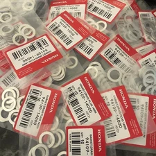 New OEM Pack of 10 Honda 14MM PCV Drain Plug Gasket Washer 94109-14000 US STOCK