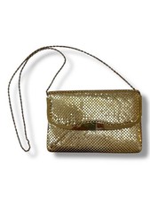 MetalMesh Sequin Vintage Gold Purse Preppy Old Money Small Chic Crossbody VTG