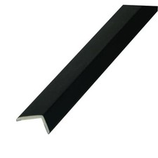 8-Pack 57 Inches, WPC Slat Wall Panel Panel Trim Low 57" Panel Trim Black