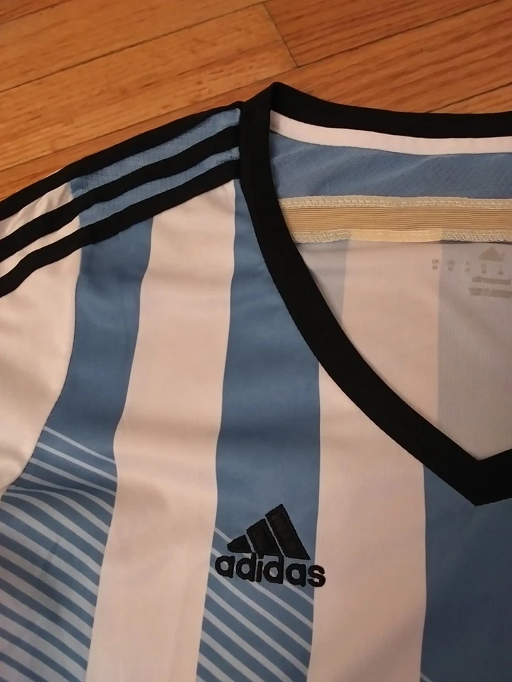 Argentina National Football Team Adidas Climacool 2013 Women's Jersey Size M - Image 4 of 4