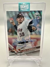 2017 Topps Chrome Rookie Autographs Joe Musgrove #RA-JM SuperFractor /1 (AU, RC)