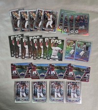 Ceddanne Rafaela Boston Red Sox w/Rookies Lot of 27 Baseball Card Collection