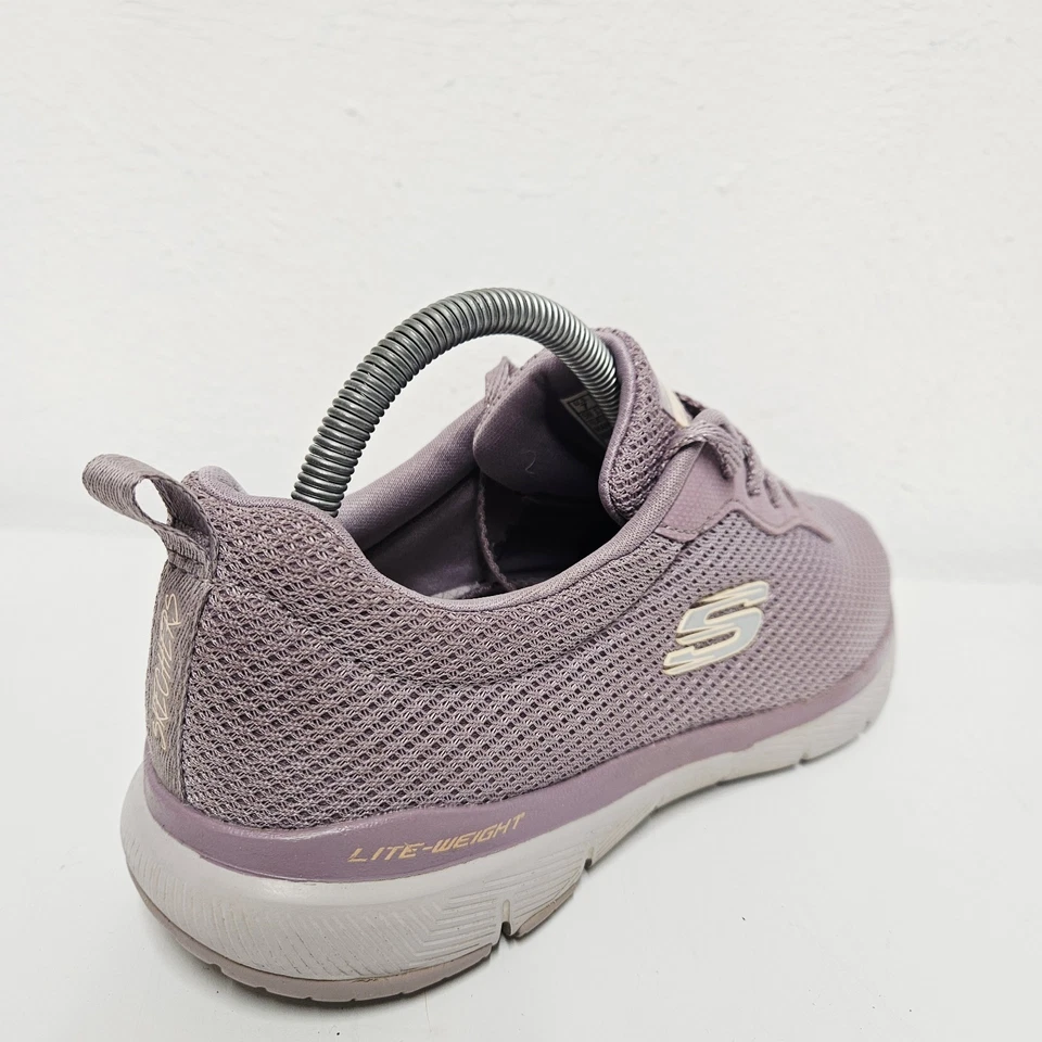 Skechers Flex Appeal 3.0 Womens Size UK 4 Plum Purple Lightweight Trainers 13070 - Image 3 of 4