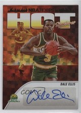 2023-24 Panini NBA Hoops Hot Signatures Hyper Gold Dale Ellis #HS-ELS Auto 6er