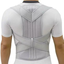 Adjustable Posture Corrector Low Back Support Shoulder Brace Belt for Men Women
