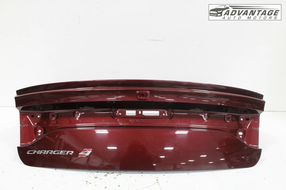 Dodge Charger 2015-2018 maletero cubierta tapa panel terciopelo rojo perla OEM Foto 2 de 4