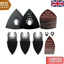 Precision Sanding with 105 Pcs Triangle Finger Pads - Assorted Grits Included