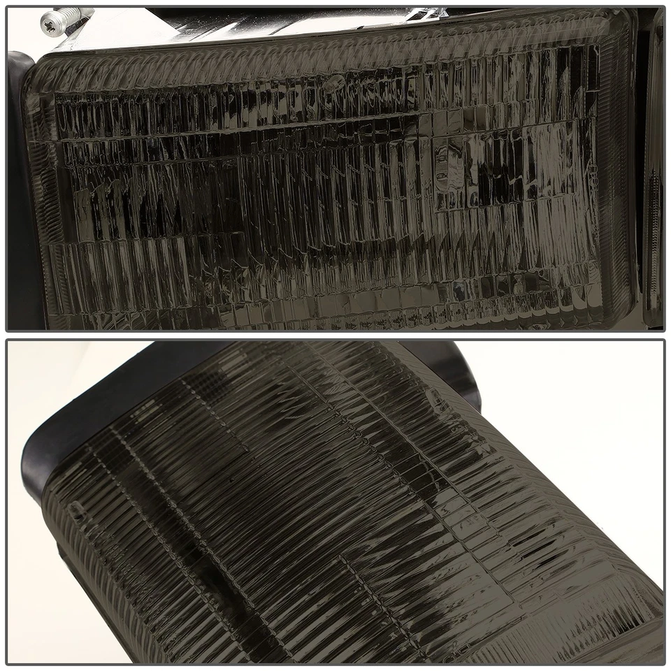 Fit 1994-2002 Dodge Ram Pickup estilo original carcaça fumê farol + lâmpadas de canto - Imagem 2 de 4