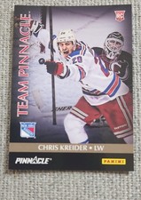 2013 Panini Father's Day - Team Pinnacle Chris Kreider, Sven Baertschi #14