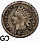 1863-P Indian Head Cent — photo from another recent sale