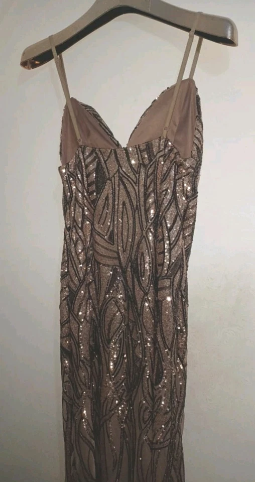City Goddess London Size 10 Sparkly Evening Party Dress - Image 3 of 4