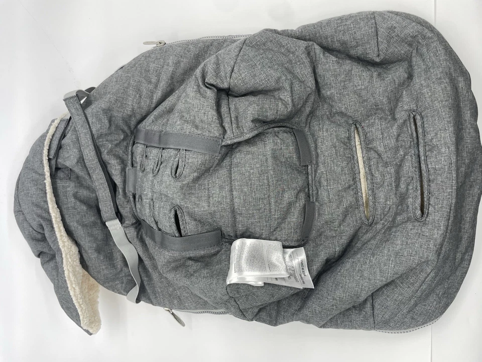 JJ Cole Bundle Me Winter Baby Car Seat Cover and Bunting Bag Weather Resistant - Image 3 of 4