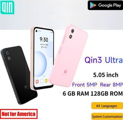 Qin 3 Ultra 5.05'' Smart Touch Screen Phone WIFI Bluetooth 4G 6G+128GB Global