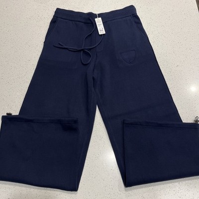 Hudson Collection 8/2  Joggers Loose Fit Mens M Olympia Blue NWT Cashmere